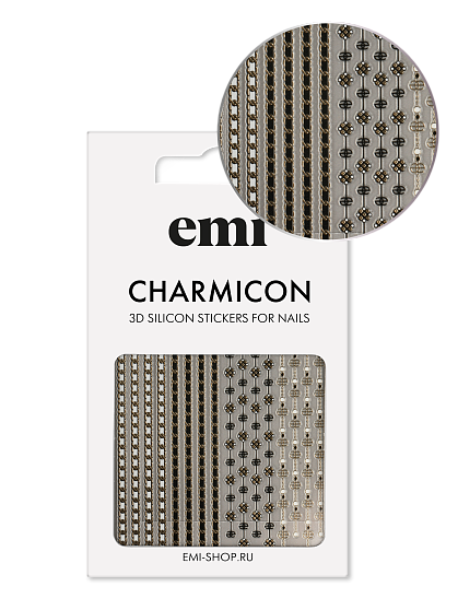 Charmicon 3D Silicone Stickers №236 Fashion chains